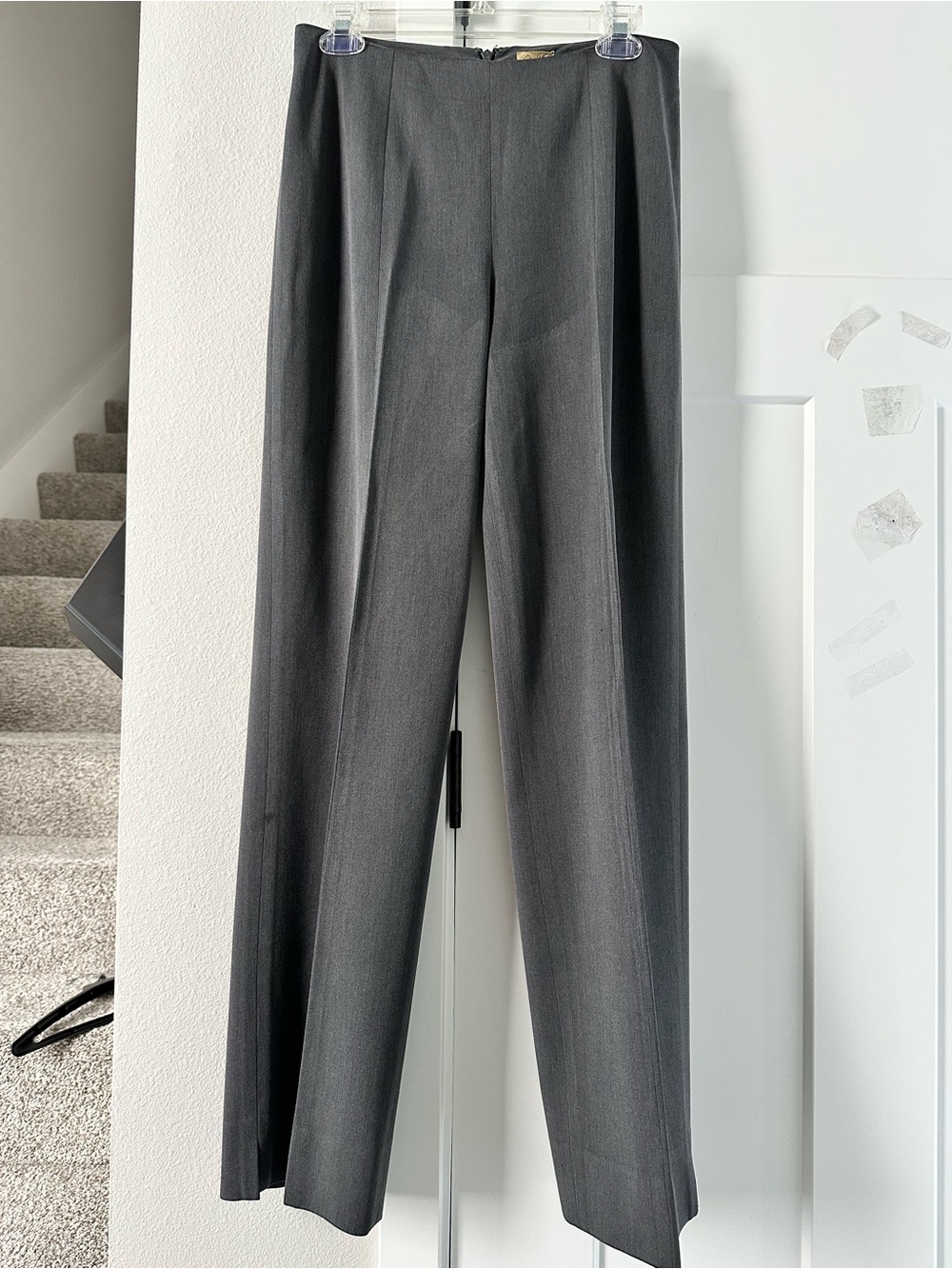 Caslon Charcoal Gray Two-Piece Tailored Pantsuit size 6 - Picture 8 of 16